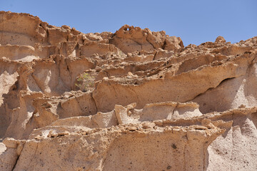 Los Derriscaderos rugged ravine landscape