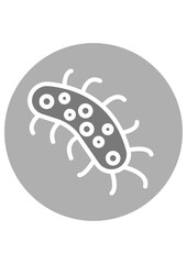 Obraz premium Bacteria Icon
