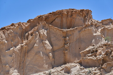 Los Derriscaderos rugged ravine landscape