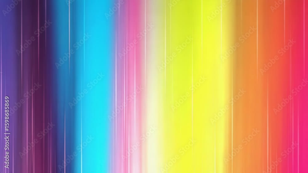 Poster colorful pattern of parallel lines on a vibrant background