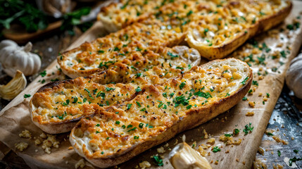 Garlic Bread Perfection with Crunchy Crust