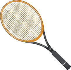tennis racket and ball