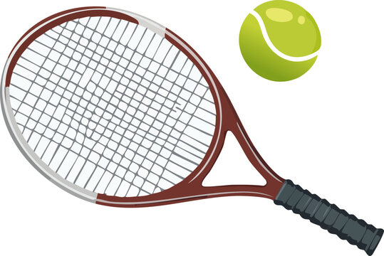 tenis topu ve raket 