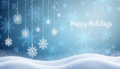 Festive fireworks with wishes for joy, health, and success for Christmas cards  