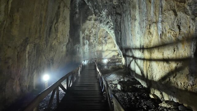 Located in Ayancik, Sinop, Turkey, Inalti Cave is one of the largest caves in the country. It is open to tourism.