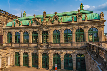 Zwinger, a palatial complex in Dresden, Germany