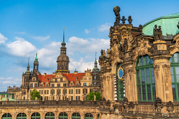 Obraz premium Zwinger, a palatial complex in Dresden, Germany