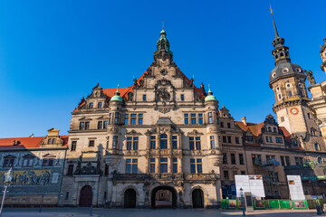 Fototapeta premium Georgentor (George Gate) in Dresden, Germany