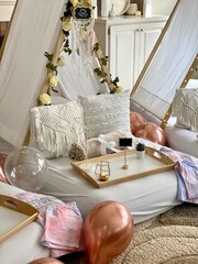 Teepee Sleepover Birthday Party © betsy