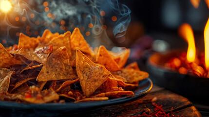 Gourmet Mexican Nachos Appetizer