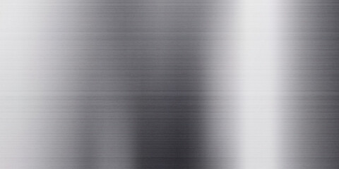 Brilliant background with a silver gradient and metallic texture effect. Vector illustration with bright patches of polished metal