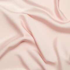 Fototapeta premium close light pink fabric smooth elegant texture fabric appears silky satin like material subtle sheen catches light folds creases fabric create sense movement flow overall mood soft luxurious