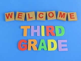 Wood letters form the word 