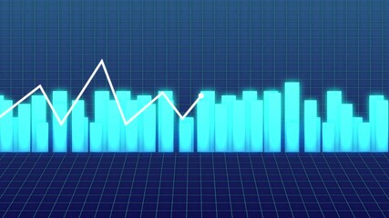 Stock market and exchange profit trading analysis graph, investment business chart, financial data report figures, downward arrows, diagrams, and symbols of crisis, recession, loss, and bankruptcy 4K. - Powered by Adobe