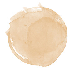 Coffee Stain on paper. Coffee or tea stains and traces - modern isolated clip art on white background. Splashes of cups, mugs and drops. Use this high quality set for your menu, bar, Cafe. eps10
