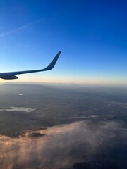 view from the plane