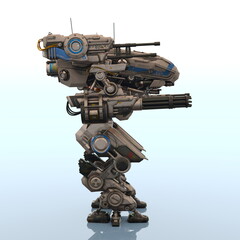 戦闘ロボット　3DCGレンダリング
