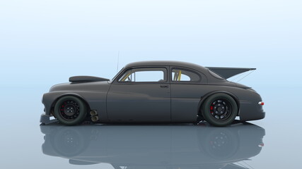 スポーツカー　3DCGレンダリング