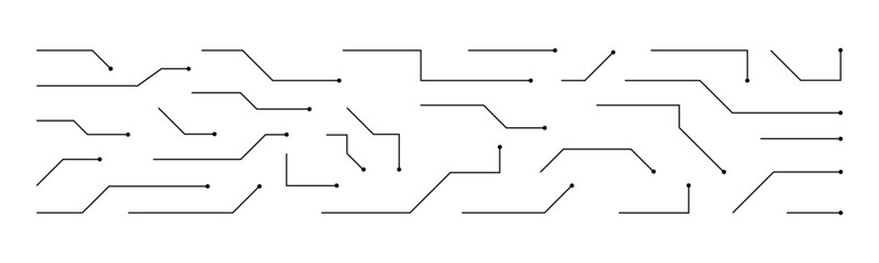 Callouts titles set. Digital callouts . Line callout label set. isolated on black and white background. Vector illustration. EPS 10 .