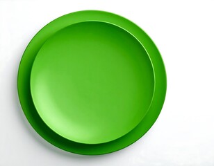 Green dinner plates