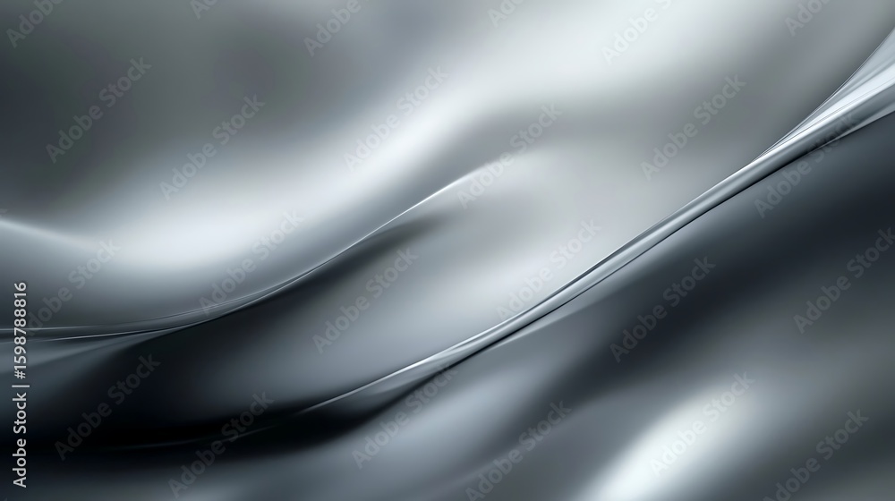 Poster abstract metallic wave pattern design background for digital art or texture