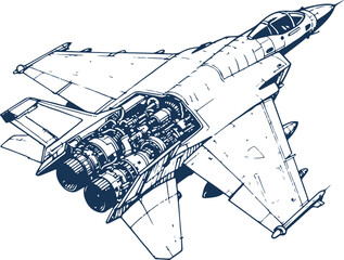  Fighter Jet Engine Cutaway