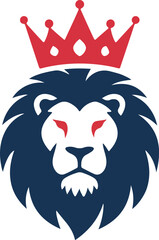  Lion Head with Crown