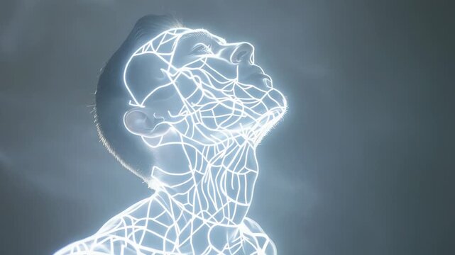 A man surrounded by a cloud of smoke, possibly indicating confusion or disorientation