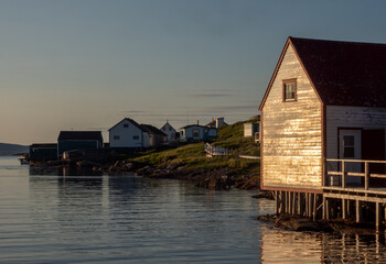 Sunset at Battle Harbour, Labrador, Canada