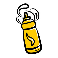 blue water bottle with droplets and twist cap 