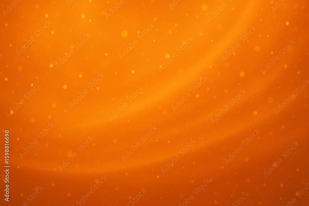 Aufkleber warm orange colored background with subtle glowing bokeh lights and curved gradient lines