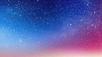 Starry night sky gradient background.