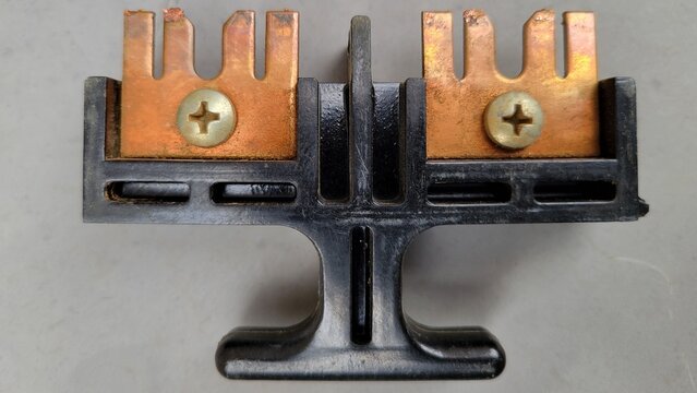 Non-fused pullout handle component of outdoor safety disconnect switch typically used with in electrical systems such as HVAC appliances