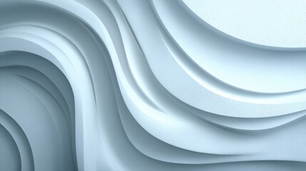 A white and blue wave pattern with a white background. The wave pattern is very smooth and has a very calming effect