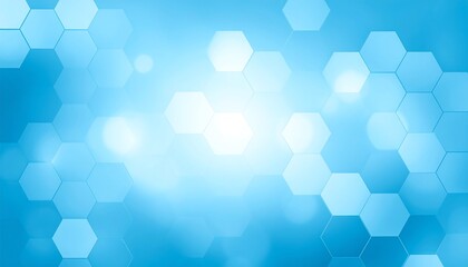 Light blue hexagonal abstract background