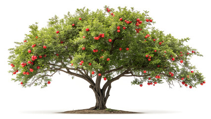 pomegranate-tree----with-isolated background Transparent
