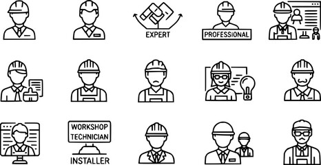 Teamwork flat icon vector set. Business team working together. Containing cooperation, collaboration, agreement, unity, handshake, help, management, group people, achievement, partnership