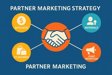Partner Marketing Strategy Infographic – AI generated