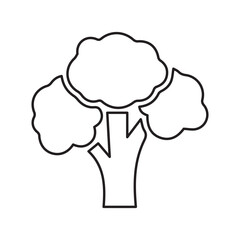 Broccoli line icon