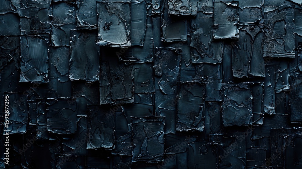 Poster a stunning abstract geometric design reveals layered squares and rectangles against a textured black