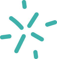 Abstract Geometric Burst Pattern