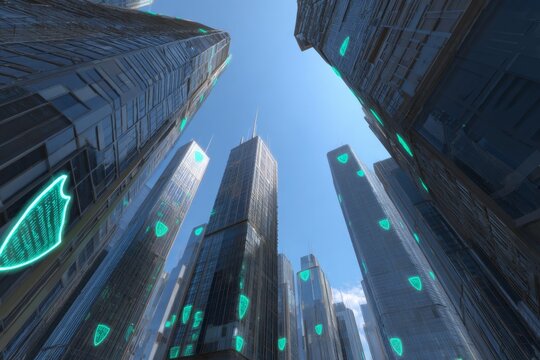 Digital security in cities: a glimpse into the future. Cyber transformation. Leading the future of cybersecurity with ai and cloud solutions. Secure cloud. Enterprise security.