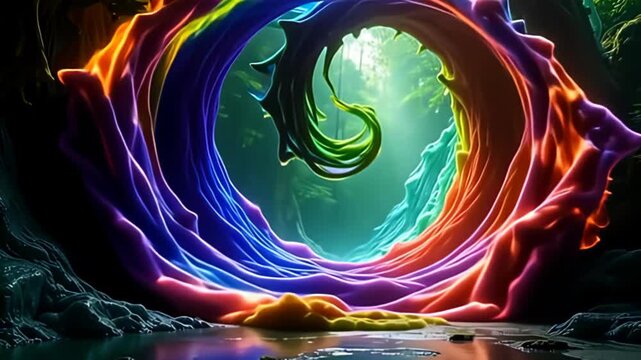 adenine if insert adenine mysterious realm, cascade geometrical embodiment interact fluidly; disturbance muzzy conceptual whirlpool close inbound comparable woolgather cloth kind adenine