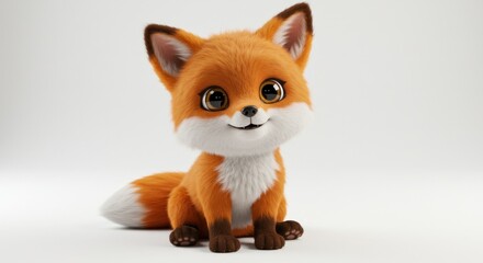 Cute cartoon fox (3)