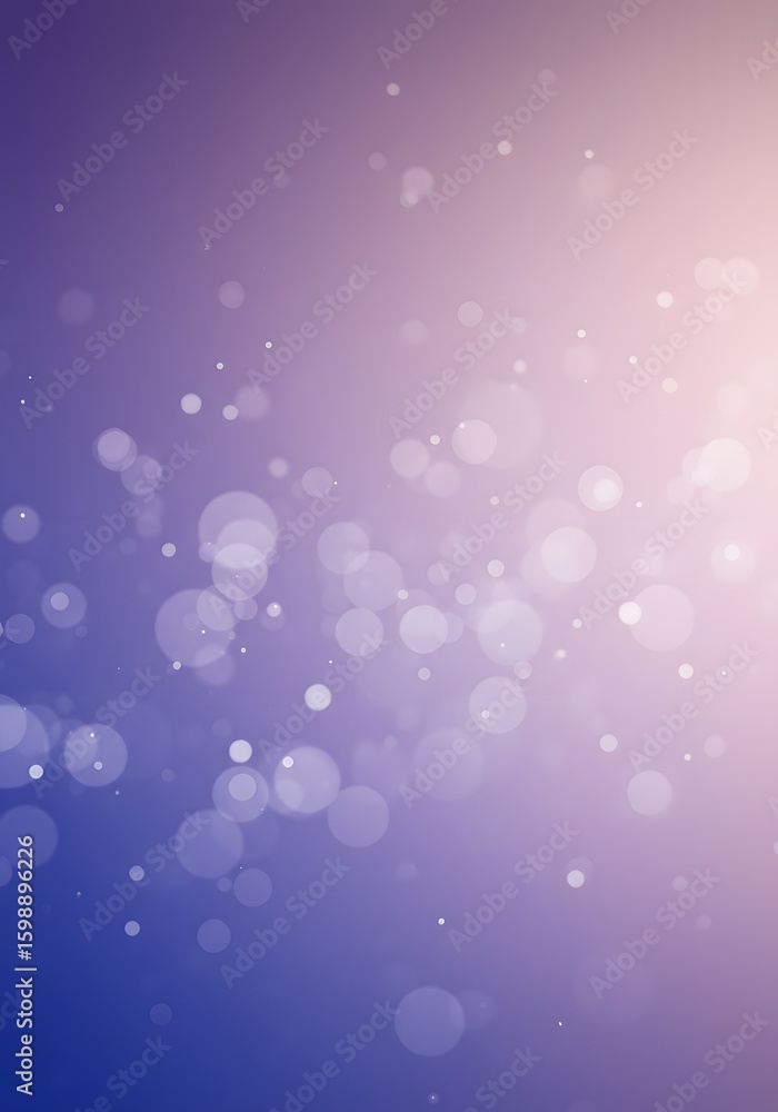 Aufkleber soft abstract background with shimmering bokeh lights floating in a gradient of purple and pink tone