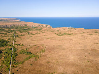 Aerial view of Kaliakra cape, Bulgaria