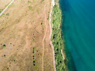 Aerial view of Kaliakra cape, Bulgaria