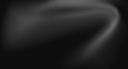 Monochrome Abstract Grainy Background with Gradient Noise Texture, Dark Gray White Poster Banner Header Minimal Backdrop