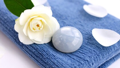 A spa-like arrangement of soft textures