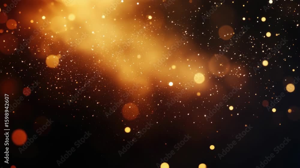 Wall mural lively display of cosmic elements. abstract representation of a galaxy's nebula, featuring glowing p